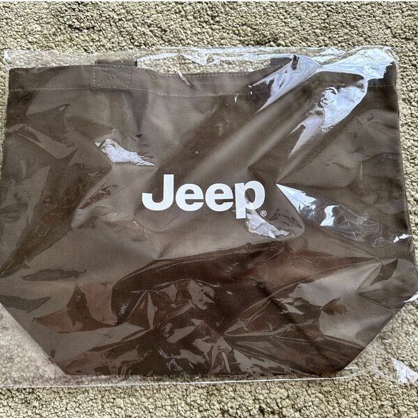 Jeep tote bag ジープダック柄 カーキ トートバッグ エコバッグ 