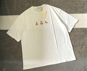 新品☆MAISON KITSUNE(メゾンキツネ)ロゴ入り半袖Tシャツ☆