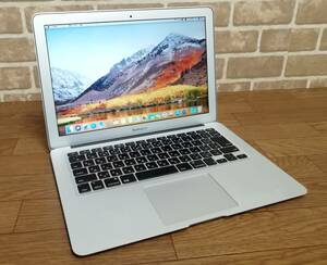 <509H80>MacBook Air 13 -inch Mid 2011(i5-1.7GHz/4GB/SSD128GB/High Sierra 10.13.6)