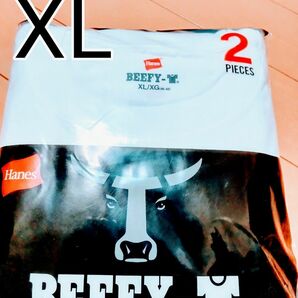 ヘインズ ビーフィー クルーネックTシャツ 2枚組 XL