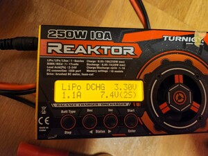 REAKTOR 250W10A ミニ四駆 充放電器 モーター慣らし チャージャー