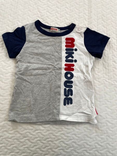 ミキハウス ロゴ Tシャツ 半袖
