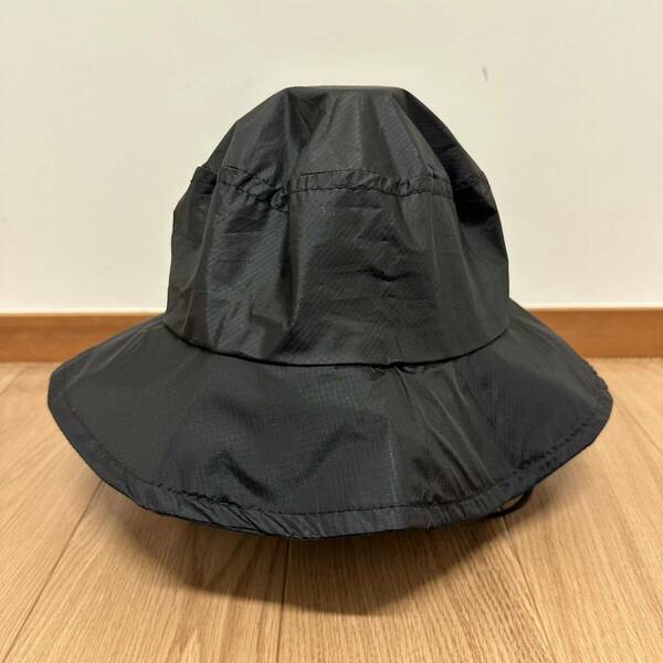 [ほぼ未使用] 送料無料 EQUINOX Pileus Ultralite Rain Hat Black L/XLサイズ エキノックス ウルトラライト レインハット ブラック 帽子