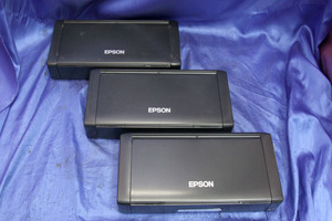 ●現状渡し/3台1セット● EPSON/エプソン Wi-Fi対応 バッテリー内蔵 モバイルA4プリンター ◆PX-S05B/本体のみ◆ 52903S