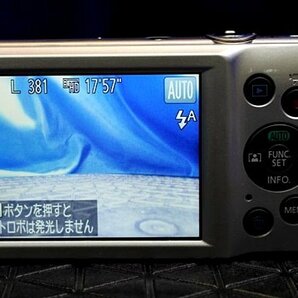 3台入荷 CANON/キヤノン コンパクトデジタルカメラ IXY 180 シルバー /新品バッテリー*1個＆充電器付 44397Yの画像4