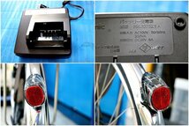 21年式/Panasonic 電動自転車 ビビDX オニキスブラック BE-ELD63 /充電器付 26インチ 3段変速(送料0円では無い・別途発生) 50852Y_画像9