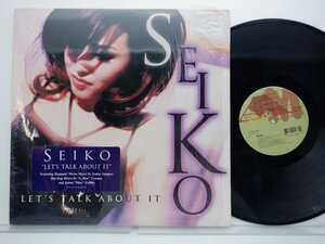 【US盤】Seiko(松田聖子)「Let's Talk About It」LP（12インチ）/A&M Records(31458 1563 1)/Electronic