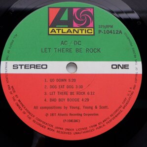 AC/DC「Let There Be Rock(ロック魂)」LP（12インチ）/Atlantic(P-10412A)/ロックの画像3