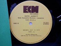 Keith Jarrett(キース・ジャレット)「Solo Concerts(ソロ・コンサート)」LP（12インチ）/ECM Records(PA-3031～3)/ジャズ_画像2