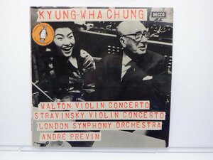 チョン・キョンファ/プレヴィン「Violin Concerto(ヴァイオリン・コンサート)」LP（12インチ）/Decca(SXL 6601)/クラシック