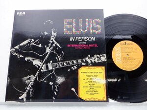 Elvis /Elvis Presley「Elvis In Person At The International Hotel Las Vegas Nevada」LP（12インチ）/RCA(SX-60)/洋楽ロック
