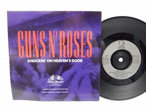 Guns N' Roses「Knockin' On Heaven's Door」EP（7インチ）/Geffen Records(GFS 21)/洋楽ロック