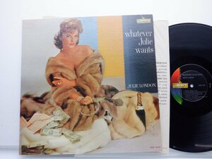 Julie London「Whatever Julie Wants」LP（12インチ）/Liberty(LRP 3192)/ジャズ