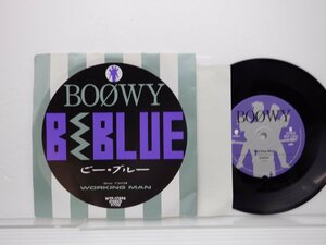 Boowy「B・Blue / Working Man」EP（7インチ）/Eastworld(WTP-17896)/邦楽ロック