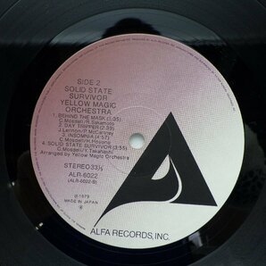 Yellow Magic Orchestra「Solid State Survivor」LP（12インチ）/Alfa(ALR-6022)/ダンスの画像2
