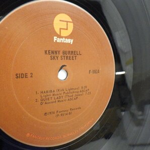 Kenny Burrell「Sky Street」LP（12インチ）/Fantasy(F-9514)/ジャズの画像2
