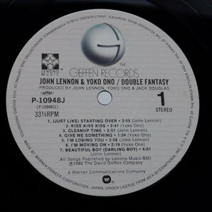 John Lennon ＆ Yoko Ono(ジョン・レノン＆オノ・ヨーコ)「Double Fantasy(ダブル・ファンタジー)」LP/Geffen Records(P-10948J)の画像2