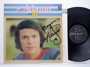 【サイン付き】Adamo「Adamo Best 20 = アダモ・ニュー・ベスト20」LP（12インチ）/Odeon(EOS-90035)/洋楽ポップス