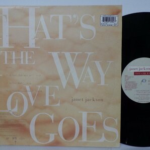 ジャネット・ジャクソン「That's The Way Love Goes」LP（12インチ）/Virgin(VST1460)/ヒップホップの画像1