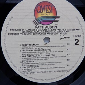 Patti Austin「Patti Austin」LP（12インチ）/Qwest Records(1-23974)/洋楽ポップスの画像2