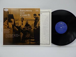 Clifford Brown & Max Roach「Brown And Roach Incorporated」LP（12インチ）/Mercury(15PJ-2015(M))/Jazz
