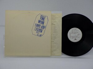 The Who(ザ・フー)「Live At Leeds(熱狂のステージ)」LP（12インチ）/Polydor(MP 2110)/Rock