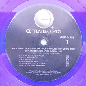 White Zombie「Astro-Creep: 2000」LP（12インチ）/Geffen Records(GEF-24806)/洋楽ロックの画像3