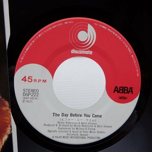 ABBA「The Day Before You Came」EP（7インチ）/Discomate(DSP-222)/洋楽ポップスの画像2