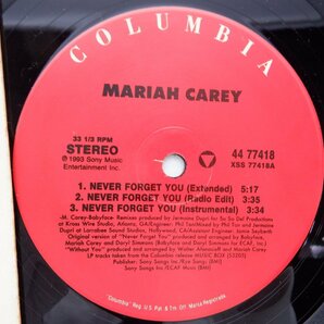 Mariah Carey「Never Forget You」LP（12インチ）/Columbia(44 77418)/ヒップホップの画像2