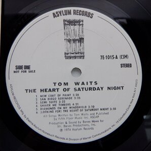 Tom Waits(トム・ウェイツ)「The Heart Of Saturday Night」LP（12インチ）/Asylum Records(7E-1015- SP)/Jazzの画像2