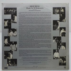 Steve Reich「Music For 18 Musicians」LP（12インチ）/ECM Records(ECM-1-1129)/クラシックの画像2