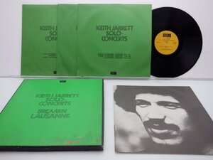 Keith Jarrett(キース・ジャレット)「Solo Concerts(ソロ・コンサート)」LP（12インチ）/ECM Records(PA-3031～3)/ジャズ