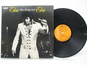 Elvis Presley「Elvis - That's The Way It Is」LP（12インチ）/RCA(SX-61)/Rock