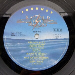 【見本盤】Journey「Raised On Radio」LP（12インチ）/CBS/Sony(28AP 3177)/洋楽ロックの画像2