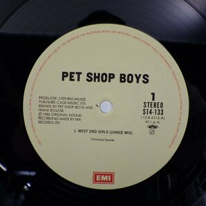 Pet Shop Boys(ペットショップ・ボーイズ)「West End Girls」LP（12インチ）/EMI(S14-133)/洋楽ロックの画像2