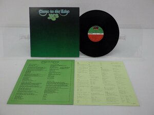 Yes(イエス)「Close To The Edge(危機)」LP（12インチ）/Atlantic Records(P-10116A)/洋楽ロック