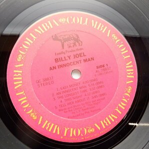 Billy Joel「An Innocent Man」LP（12インチ）/Columbia(QC 38837)/洋楽ロックの画像2