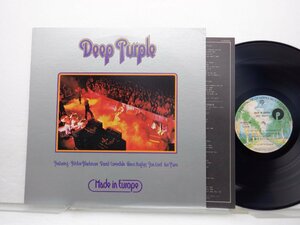 Deep Purple(ディープ・パープル)「Made In Europe」LP（12インチ）/Warner Bros. Records(P-10262W)/洋楽ロック