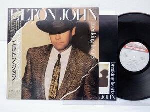 Elton John「Breaking Hearts」LP（12インチ）/The Rocket Record Company(25PP-130)/洋楽ロック