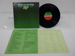 Yes(イエス)「Close To The Edge(危機)」LP（12インチ）/Atlantic Records(P-8274A)/ロック