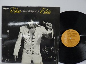 Elvis Presley「Elvis - That's The Way It Is」LP（12インチ）/RCA(SX-61)/Rock