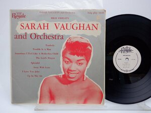 Sarah Vaughan And Her Orchestra「Sarah Vaughan And Orchestra」LP（12インチ）/Royale(18149)/ジャズ