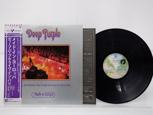 Deep Purple(ディープ・パープル)「Made In Europe」LP（12インチ）/Warner Bros. Records(P-10262W)/洋楽ロック