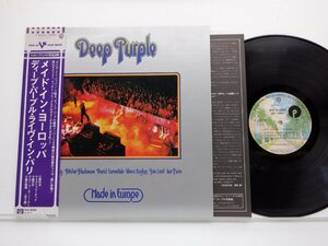 Deep Purple(ディープ・パープル)「Made In Europe」LP（12インチ）/Warner Bros. Records(P-10262W)/洋楽ロック