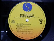 Madonna(マドンナ)「Like A Virgin(ライク・ア・ヴァージン)」LP（12インチ）/Nile Records(P-13033)/ポップス_画像2