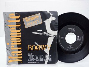 Boowy「Marionette = マリオネット / The Wild One」EP（7インチ）/Eastworld(WTP-17980)/邦楽ロック