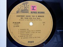 【帯付】Neil Young & Crazy Horse「Everybody Knows This Is Nowhere」LP（12インチ）/Reprise Records(P-8122R)_画像2