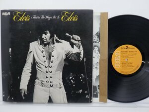 Elvis Presley「Elvis - That's The Way It Is」LP（12インチ）/RCA(SX-61)/Rock