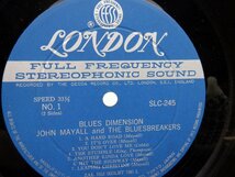 【国内盤】John Mayall & The Bluesbreakers「A Hard Road」LP（12インチ）/London Records(SLC 245)/Rock_画像2
