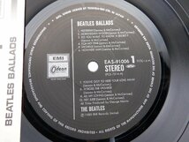 The Beatles「The Beatles Ballads 20 Original Tracks(ビートルズ・バラード・ベスト20)」LP/Odeon(EAS-91006)/洋楽ロック_画像2